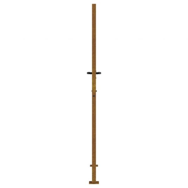Gartentor 105x205 cm Cortenstahl Baum-Design