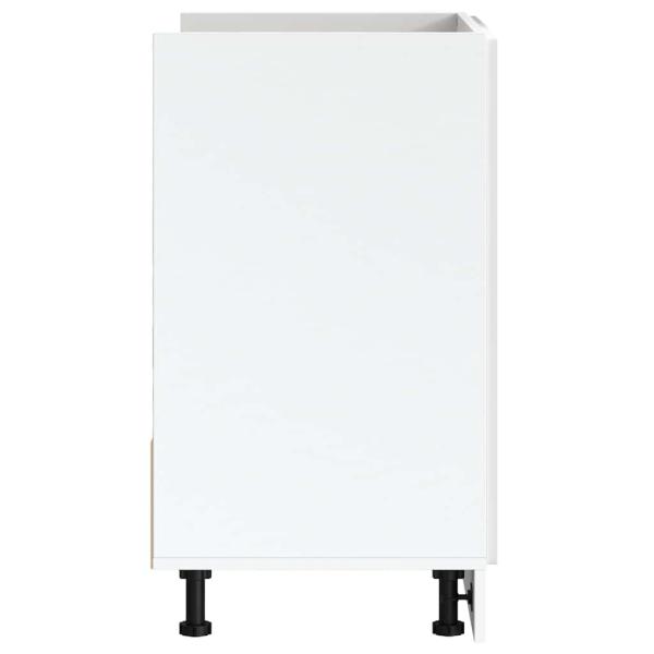 Spülenunterschrank Porto Hochglanz-Weiß 80x46x81,5 cm
