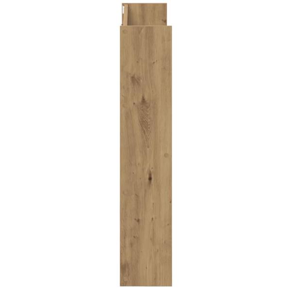 Wand-Schuhregal Artisan-Eiche 80x18x90 cm Holzwerkstoff