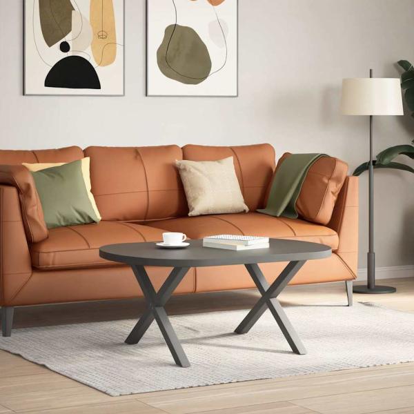ARDEBO.de - Couchtischbeine X-Form 2 Stk. Anthrazit 70x(42-43) cm Stahl