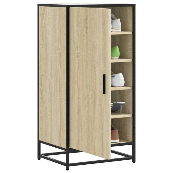 ARDEBO.de - Schuhregal Sonoma-Eiche 48x38x97,5 cm Holzwerkstoff