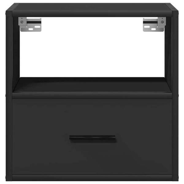 Wand-Nachttisch Schwarz 40x31x39,5 cm