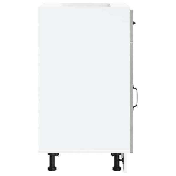 Küchenunterschrank Kalmar Betongrau Holzwerkstoff