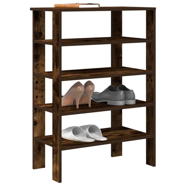 ARDEBO.de - Schuhregal Räuchereiche 61x32x87,5 cm Holzwerkstoff
