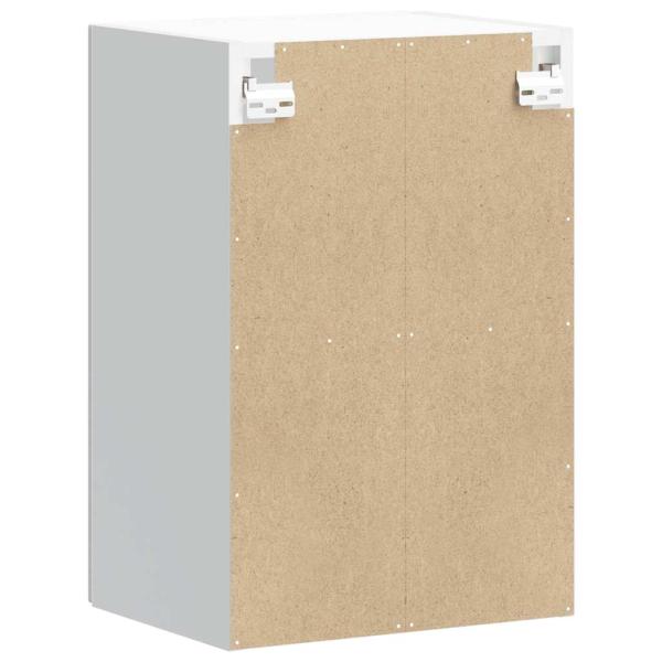 Küchen-Hängeschrank mit Glastür Kalmar Betongrau Holzwerkstoff