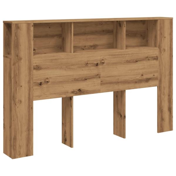 Kopfteil mit Stauraum Artisan-Eiche 160x18,5x103,5 cm