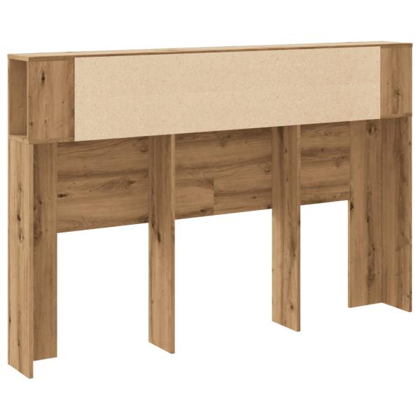 Kopfteil mit Stauraum Artisan-Eiche 160x18,5x103,5 cm
