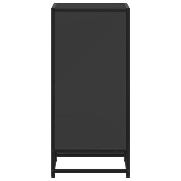 Bücherregal Schwarz 40x35x76 cm Holzwerkstoff