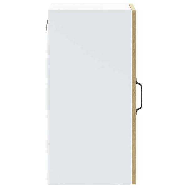 Küchen-Hängeschrank mit Glastür Sonoma-Eiche Holzwerkstoff