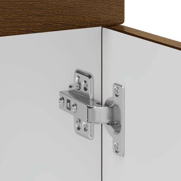 Küchenunterschrank Kalmar Braun Eichen-Optik Holzwerkstoff