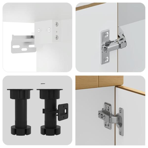 14-tlg. Küchenschrank-Set Porto Artisan-Eiche Holzwerkstoff