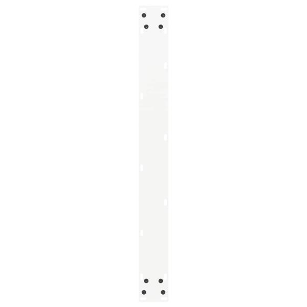 Couchtischbeine U-Form 2 Stk. Weiß 90x(72-73) cm Stahl