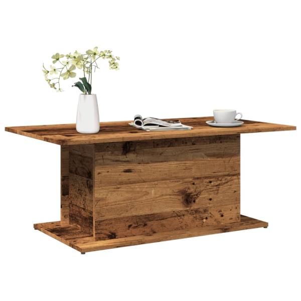 ARDEBO.de - Couchtisch Altholz-Optik 102x55,5x40 cm Holzwerkstoff