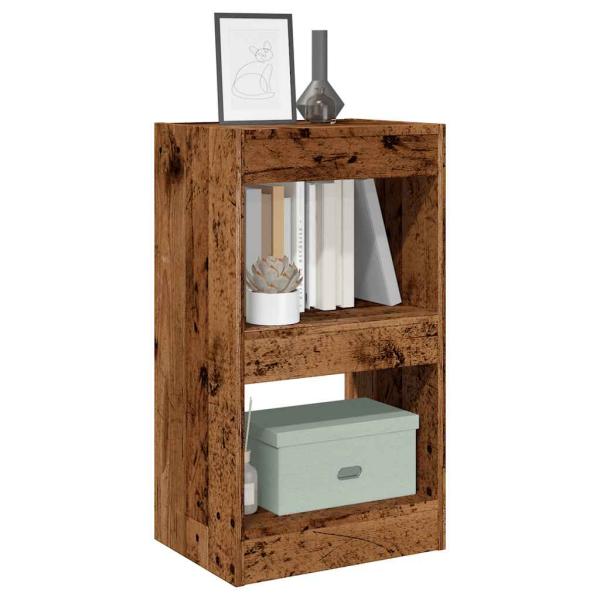 ARDEBO.de - Bücherregal/Raumteiler Altholz-Optik 40x30x72 cm