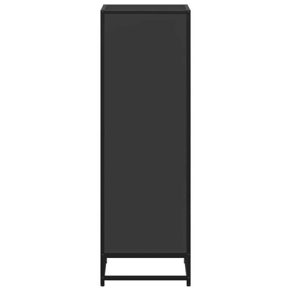 Bücherregal Schwarz 40x35x107,5 cm Holzwerkstoff