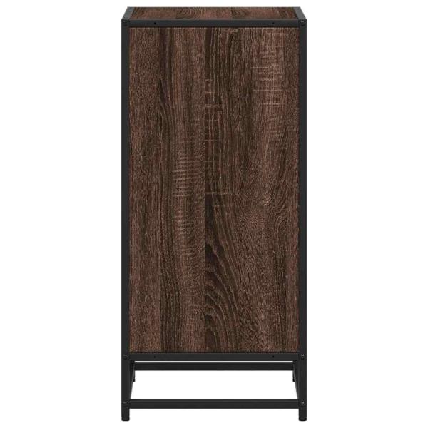 Bücherregal Braun Eichen-Optik 40x35x76 cm Holzwerkstoff