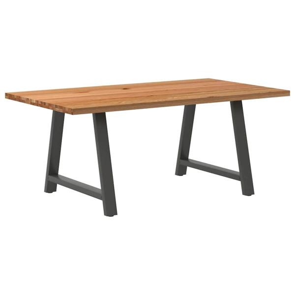 ARDEBO.de - Esstisch Hellbraun 180x100x74 cm Massivholz Eiche Rechteckig