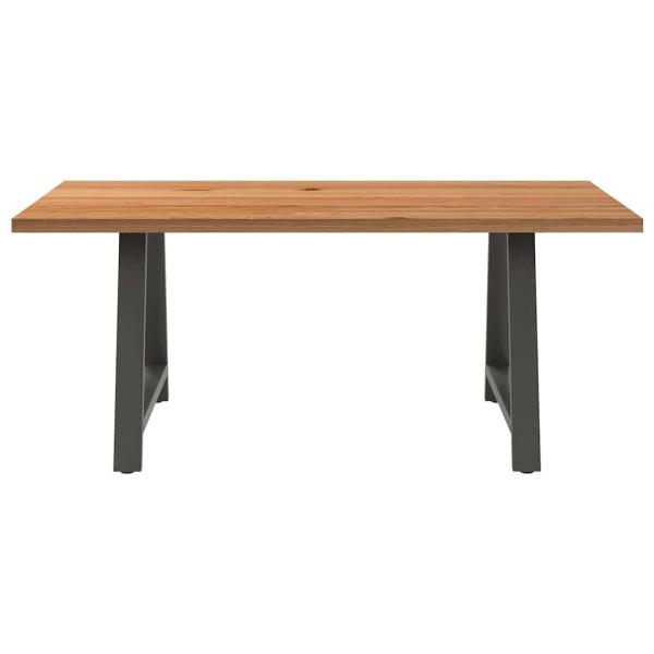 Esstisch Hellbraun 180x100x74 cm Massivholz Eiche Rechteckig