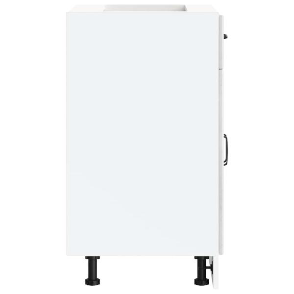 Küchenunterschrank Kalmar Betongrau Holzwerkstoff