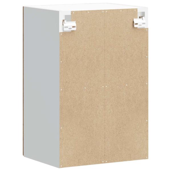 Küchen-Hängeschrank mit Glastür Altholz-Optik Holzwerkstoff