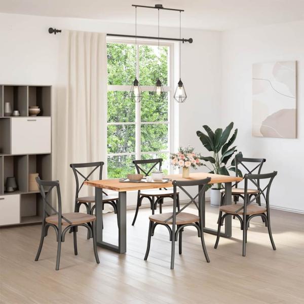 Couchtischbeine U-Form 2 Stk. Anthrazit 70x(72-73) cm Stahl