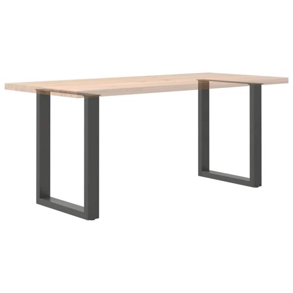 Couchtischbeine U-Form 2 Stk. Anthrazit 70x(72-73) cm Stahl