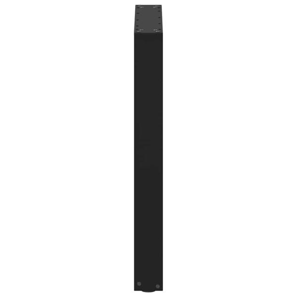 Couchtischbeine U-Form 3 Stk. Schwarz 70x(72-73) cm Stahl