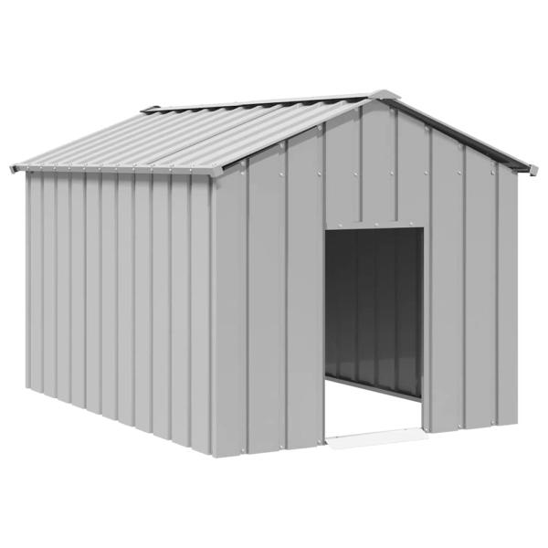 ARDEBO.de - Hundehütte mit Dach 113x153x101 cm Verzinkter Stahl