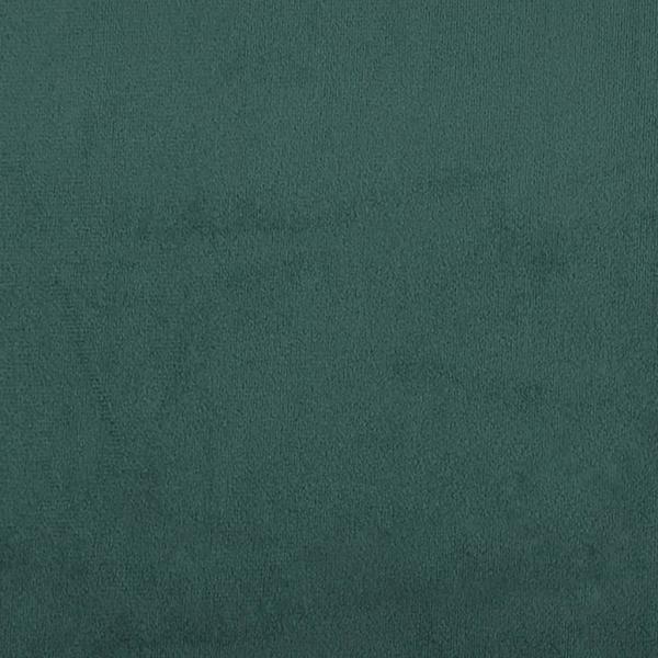 Sessel mit Hocker Dunkelgrün 60 cm Samt