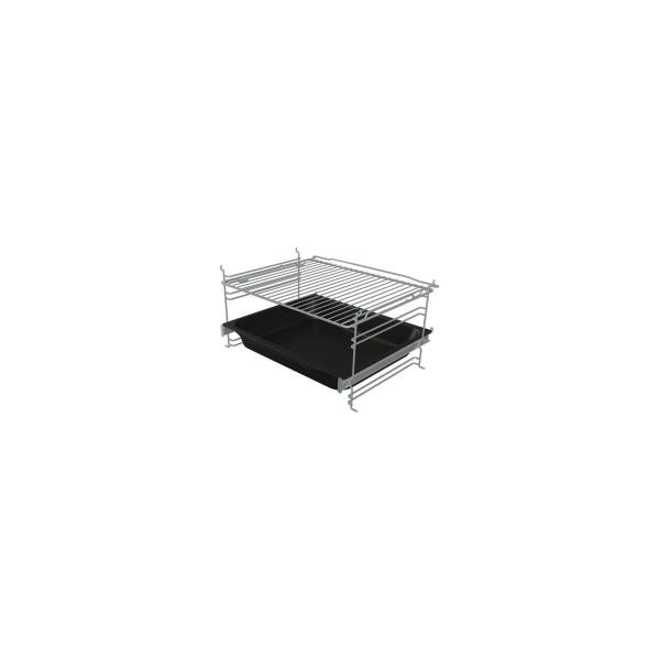 Gorenje GEC5A21WG Elektro-Standherd, 50cm breit, 74 L, Glaskeramikkochfeld, PerfectGrill, Restwärmeanzeige, weiß