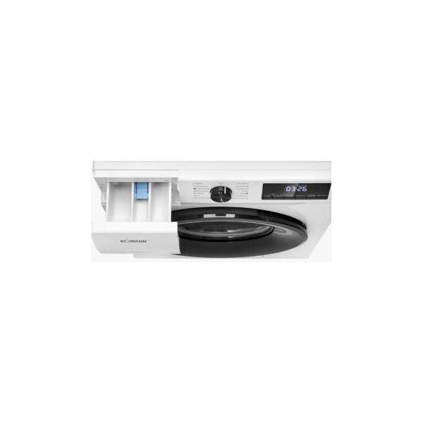 Bomann WA 7185 8 kg Frontlader Waschmaschine, 60 cm breit, 1400 U/min, Fremdkörperfalle, Kindersicherung, Reversierautomatik, Überhitzungsschutz, 15 Waschprogramme, weiß