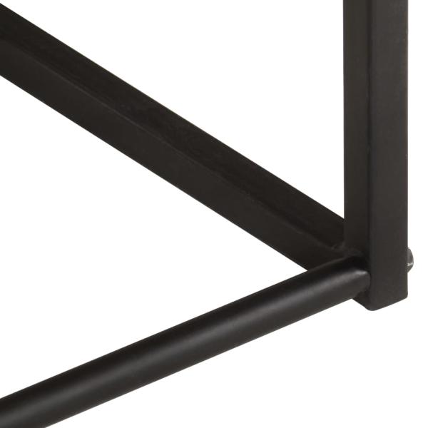 ARDEBO.de - Garderobe mit Naturkante 100x34x38 cm Massivholz Akazie