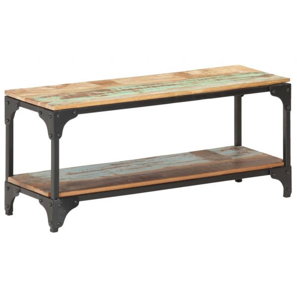 ARDEBO.de - Couchtisch 90x30x40 cm Recyceltes Massivholz