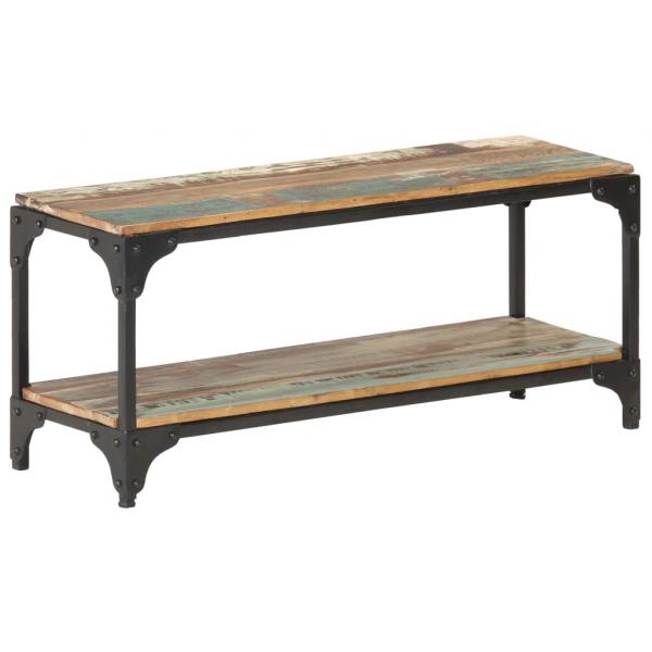 Couchtisch 90x30x40 cm Recyceltes Massivholz