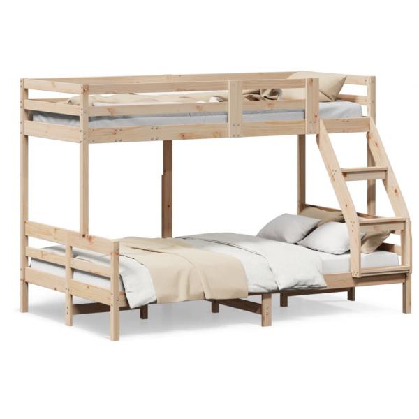 ARDEBO.de - Etagenbett 90x200/120x200 cm Massivholz Kiefer