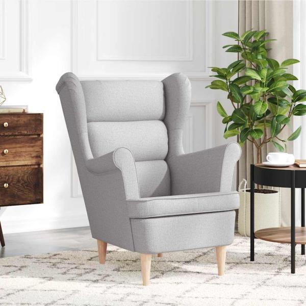 Sessel Wolkengrau 74x84x100 cm Stoff