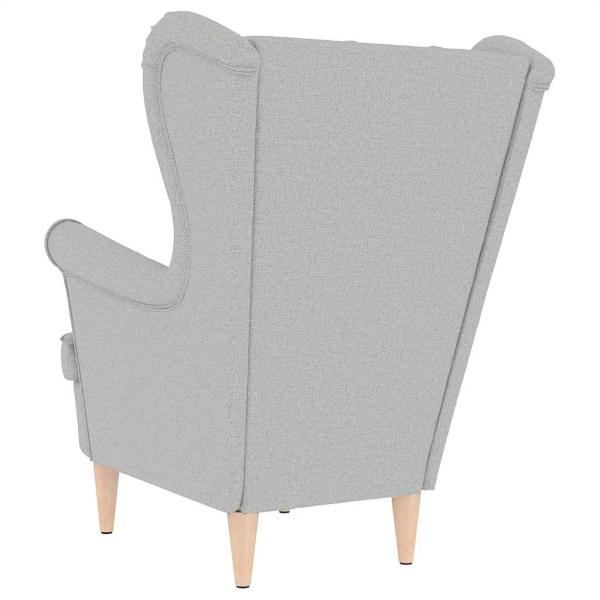 Sessel Wolkengrau 74x84x100 cm Stoff