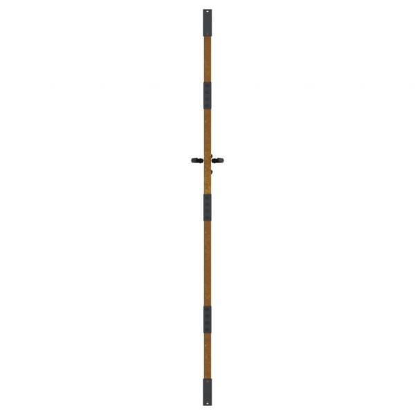 Gartentor 85x175 cm Cortenstahl Gras-Design