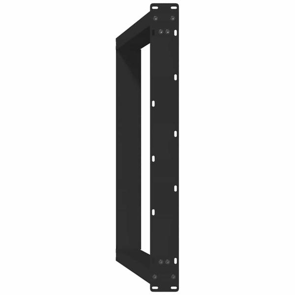 Esstischbeine U-Form 2 Stk. Schwarz 80x72 cm Stahl