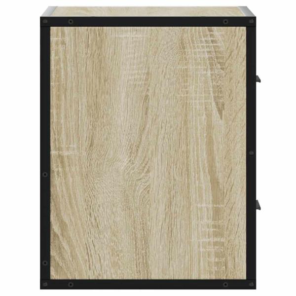 Wand-Nachttische 2 Stk. Sonoma-Eiche 40x31x39,5 cm