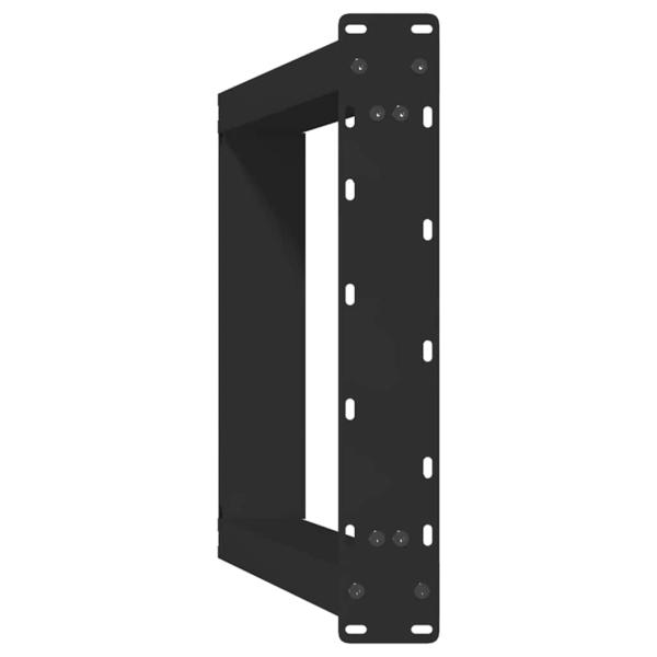 Konsolentischbeine U-Form 2 Stk. Schwarz 38x(72-73) cm Stahl