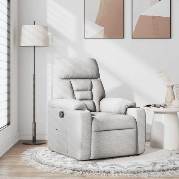 Relaxsessel Wolkengrau Stoff