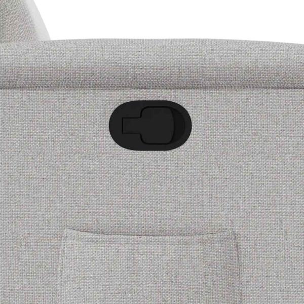 Relaxsessel Wolkengrau Stoff