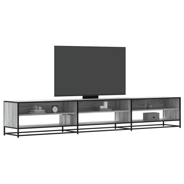 ARDEBO.de - TV-Schrank Grau Sonoma 270x40x46 cm Holzwerkstoff