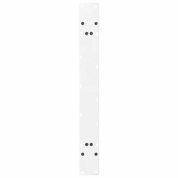 Couchtischbeine A-Form 2 Stk. Weiß 90x(72-73) cm Stahl