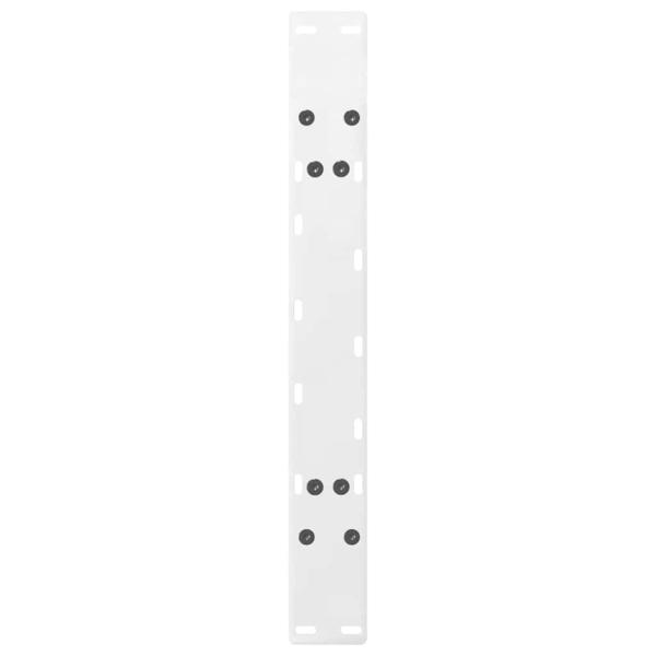 Couchtischbeine A-Form 2 Stk. Weiß 60x(42-43) cm Stahl