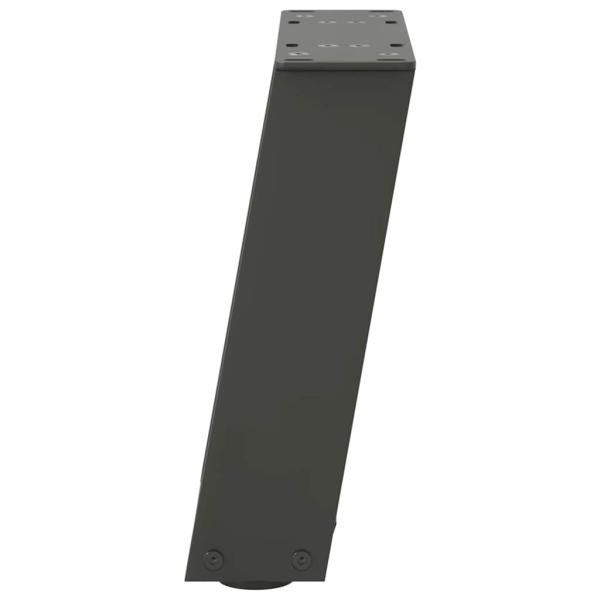 Couchtischbeine U-Form 2 Stk. Anthrazit 30x(30-31) cm Stahl