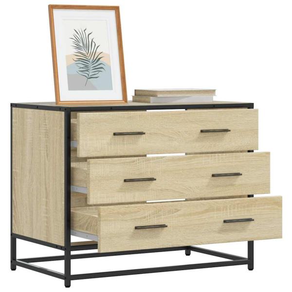 ARDEBO.de - Schubladenschrank Sonoma-Eiche 70x41x56 cm Holzwerkstoff