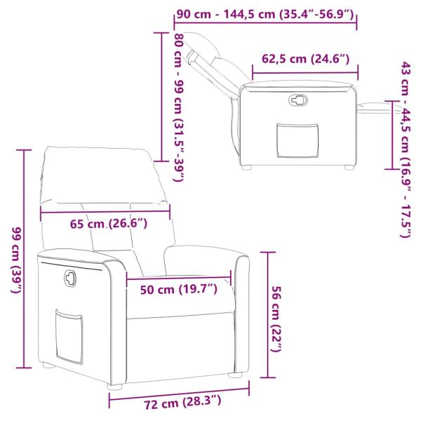 Relaxsessel Dunkelgrün Stoff