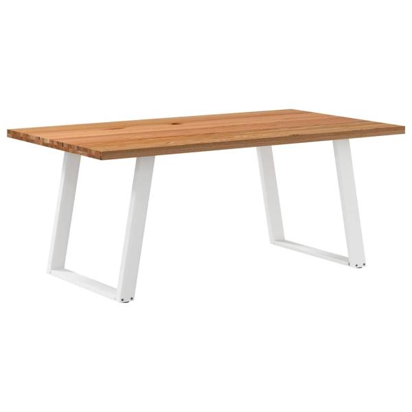 ARDEBO.de - Esstisch Hellbraun 180x100x74 cm Massivholz Eiche Rechteckig